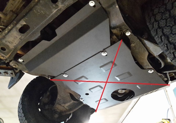Cache de protection de la boîte de vitesse Daihatsu Terios