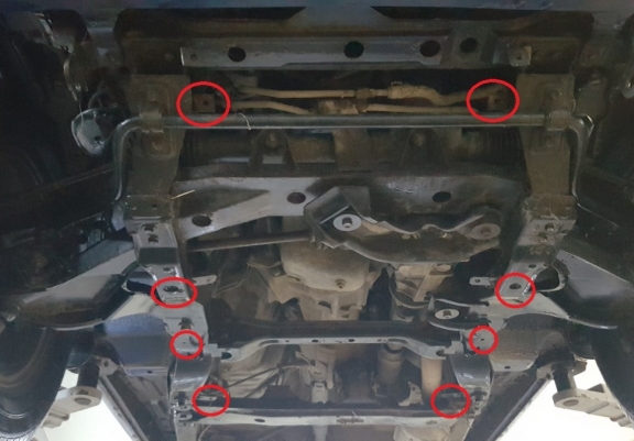 Cache de protection de la boîte de vitesse Daihatsu Terios