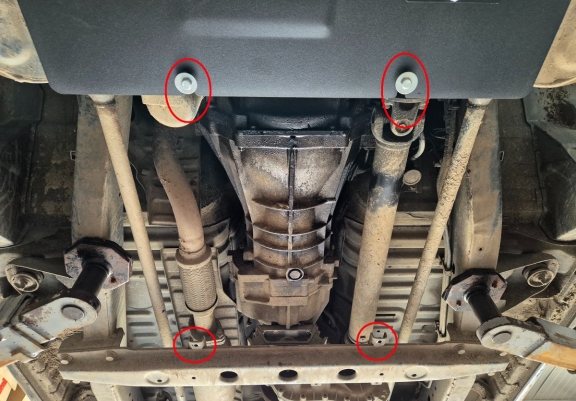 Cache de protection de la boîte de vitesse Hyundai Terracan