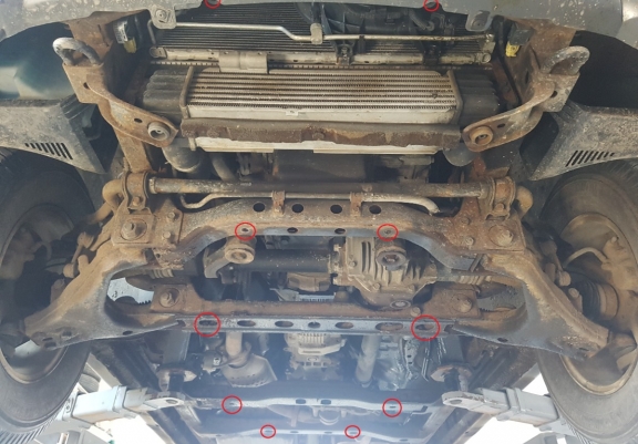 Cache de protection de la boîte de vitesse Kia Sorento