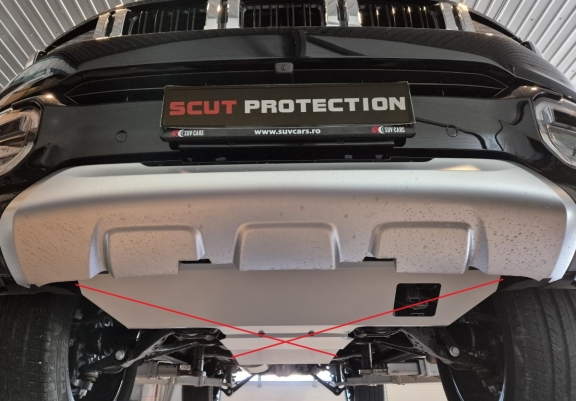 Cache de protection de la cas de transfert en aluminium Baic Beijing BJ60