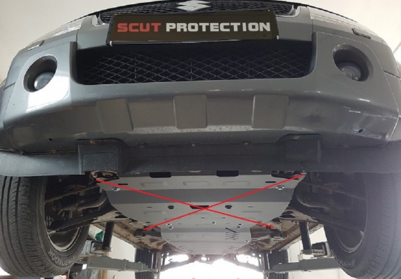 Cache de protection de la boîte de vitesse et de transfert Suzuki Grand Vitara 2