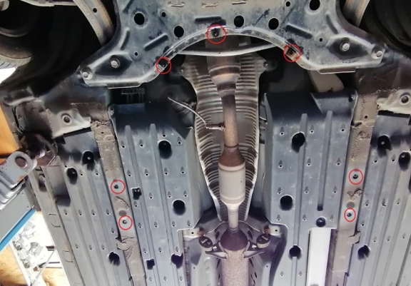 Protection convertisseur catalytique/cat lock Toyota Corolla Verso