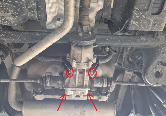 Cache de protection du différentiel Suzuki S-Cross