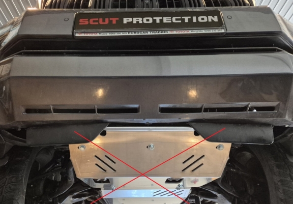 Cache de protection aluminium de la boîte de vitesse Lexus GX460