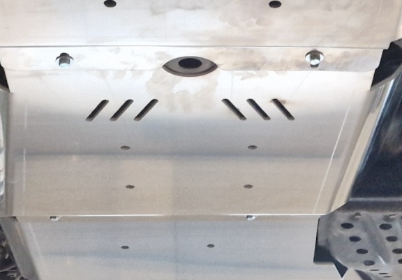 Cache de protection aluminium de la boîte de vitesse Toyota Hilux Revo