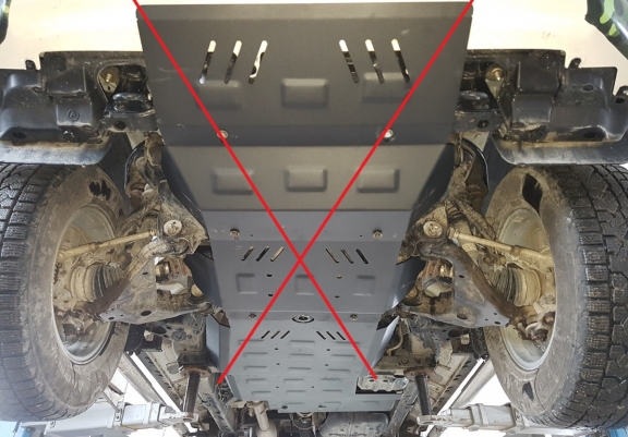 Cache de protection du différentiel  Toyota Hilux Revo