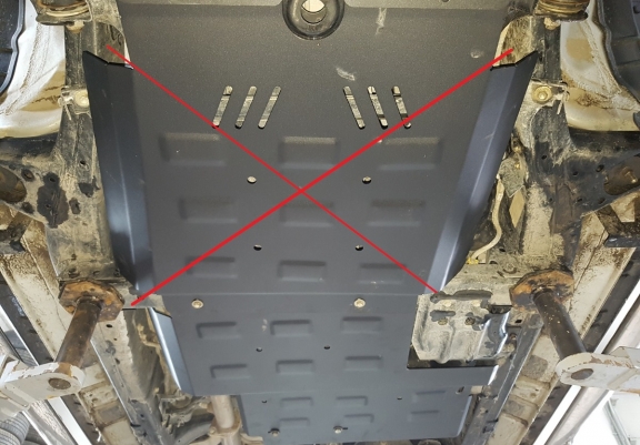 Cache de protection du différentiel  Toyota Hilux Revo