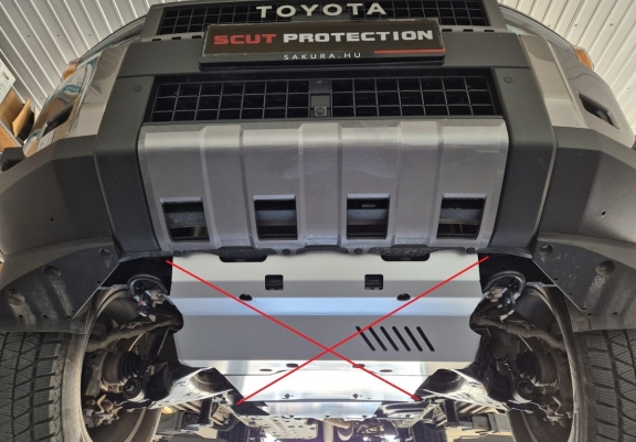 Cache de protection aluminium de la boîte de vitesse Toyota Land Cruiser 250