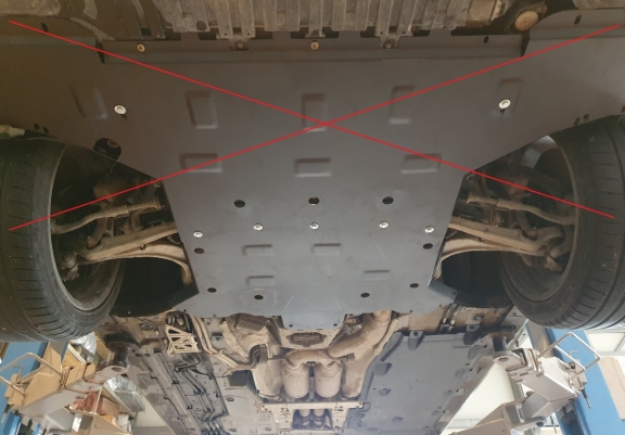 Cache de protection de la boîte de vitesse Audi A8