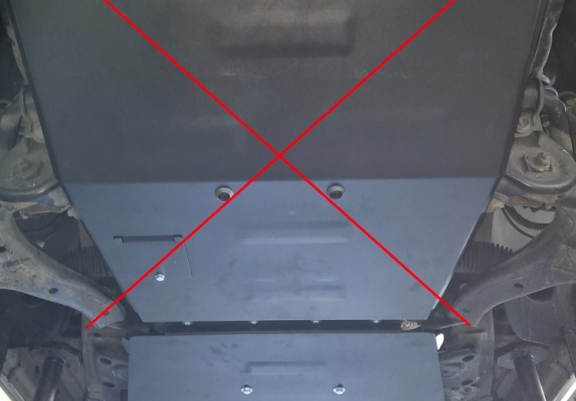 Cache de protection de la boîte de vitesse et de la différentiel Volkswagen Amarok -  V6 automat