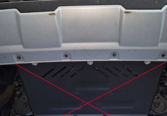 Cache de protection de la boîte de vitesse et de la différentiel Volkswagen Amarok -  V6 automat