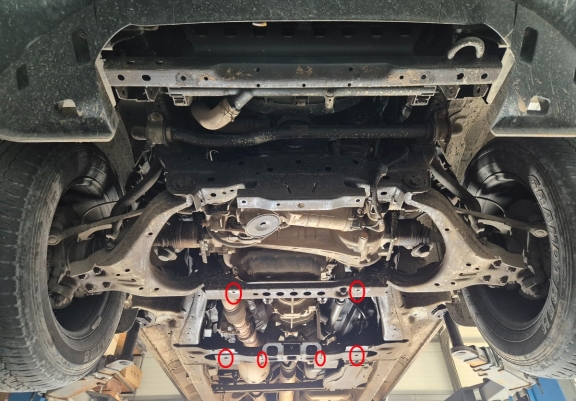 Cache de protection de la boîte de vitesse Isuzu D-Max