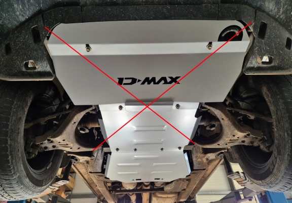 Cache de protection de la boîte de vitesse Isuzu D-Max