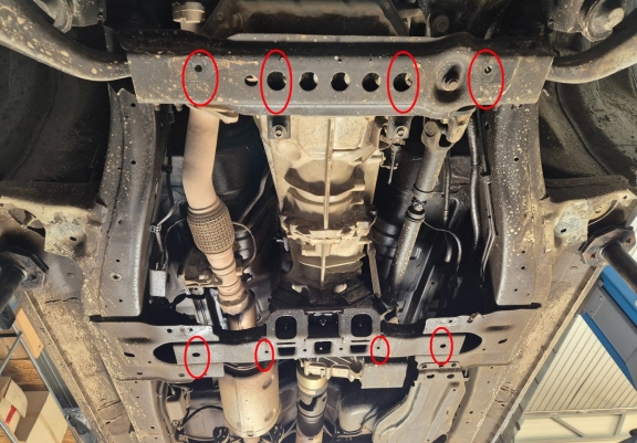 Cache de protection de la boîte de vitesse Isuzu D-Max