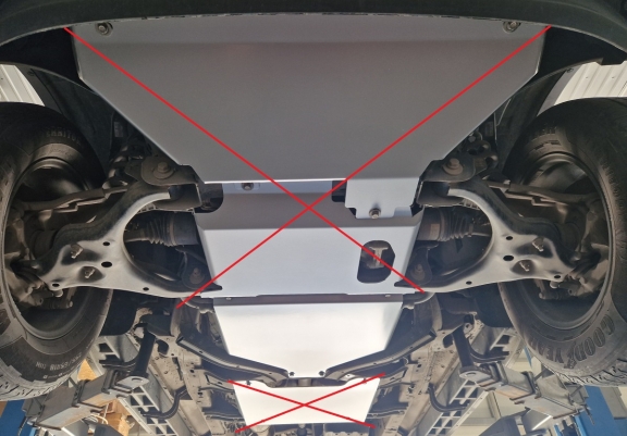 Cache de protection de la boîte de vitesse automatique Ford Ranger