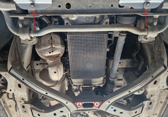 Cache de protection de la boîte de vitesse automatique Ford Ranger