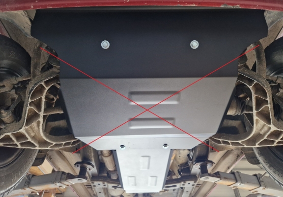 Cache de protection de la boîte de vitesse Jeep Cherokee - KJ