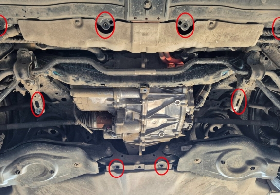 Protection moteur arrière pour Tesla Model Y AWD