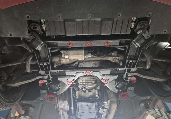 Cache sous moteur et de la boîte de vitesse Alfa Romeo Giulia