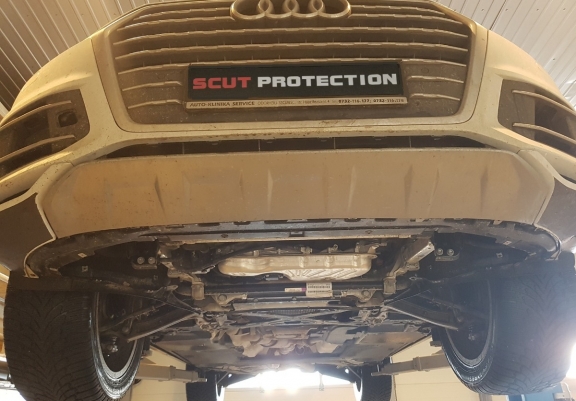 Cache sous moteur et de la radiateur Porsche Cayenne