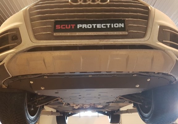 Cache sous moteur et de la radiateur Porsche Cayenne