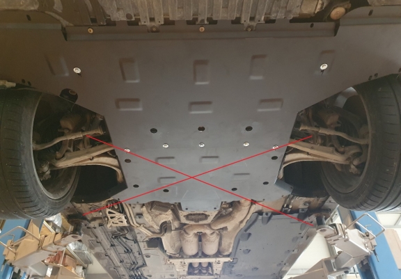 Cache sous moteur et de la boîte de vitesse Audi A8
