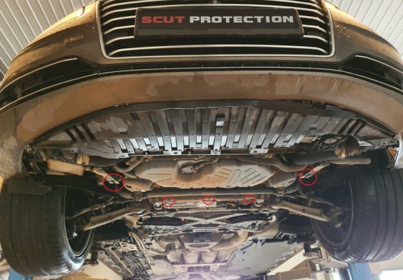 Cache sous moteur et de la boîte de vitesse Audi A8