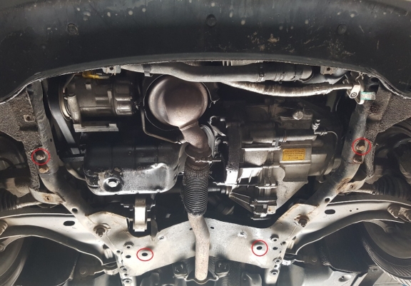 Cache sous moteur et de la boîte de vitesse Mini Cooper R56