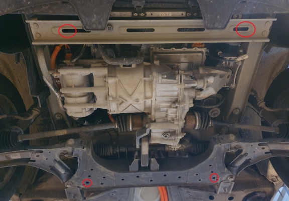 Cache sous moteur et de la boîte de vitesse Dacia Spring