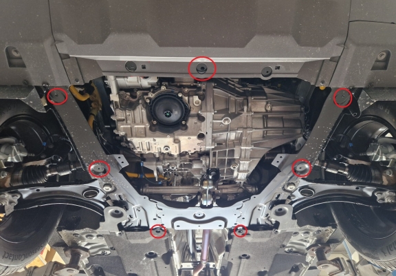 Cache sous moteur et de la boîte de vitesse Dacia Bigster Aluminium - 4x4 + 4x2  