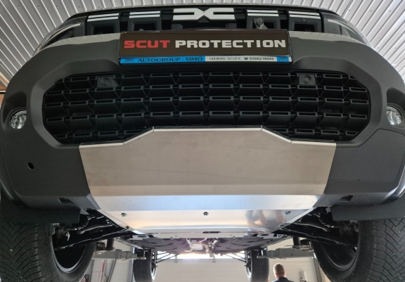 Cache sous moteur et de la boîte de vitesse en aluminium Dacia Duster- 4x4