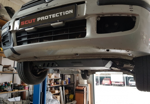 Cache sous moteur et de la boîte de vitesse Fiat Panda