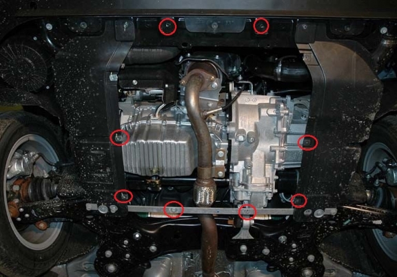 Cache sous moteur et de la boîte de vitesse Lancia Delta 3