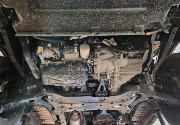 Cache sous moteur et de la boîte de vitesse en aluminium Ford Transit Custom - FWD