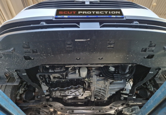 Cache sous moteur et de la boîte de vitesse en aluminium Ford Transit Custom