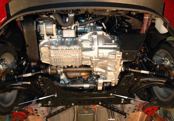 Cache sous moteur et de la boîte de vitesse Ford B-Max