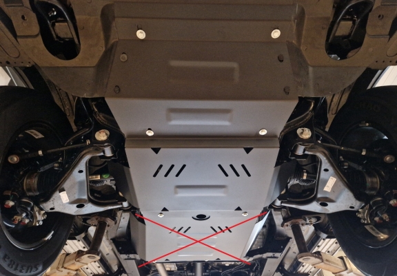 Cache sous moteur et de la radiateur Evo Cross 4