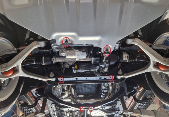 Cache sous moteur et de la boîte de vitesse Ford Ranger Raptor Aluminium