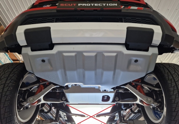 Cache sous moteur et de la boîte de vitesse Ford Ranger Raptor Aluminium