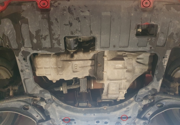Cache sous moteur et de la boîte de vitesse Honda Jazz