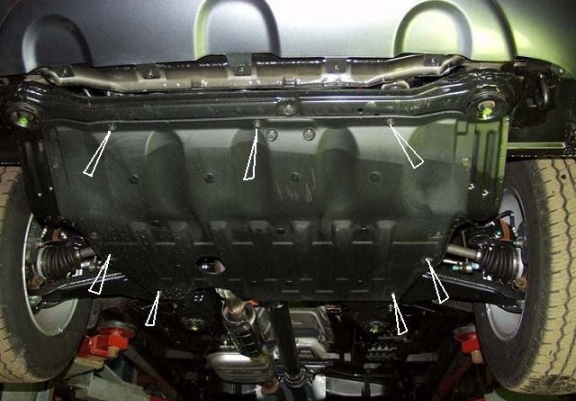 Cache sous moteur et de la boîte de vitesse Hyundai Santa Fe