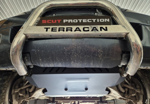 Cache sous moteur et de la radiateur Hyundai Terracan