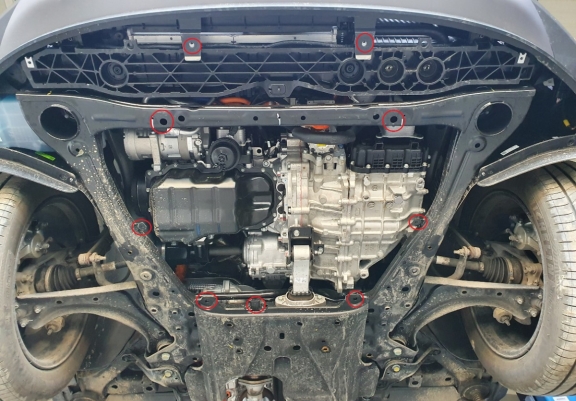 Cache sous moteur et de la boîte de vitesse Kia Sportage