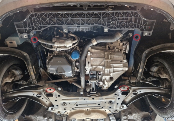 Cache sous moteur et de la boîte de vitesse Hyundai i20