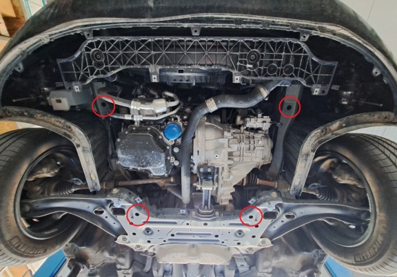 Cache sous moteur et de la boîte de vitesse Hyundai i20 Hybrid
