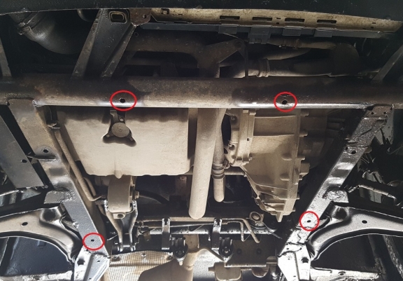 Cache sous moteur et de la boîte de vitesse Mercedes Vito
