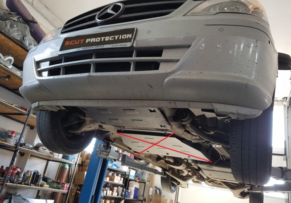 Cache Sous Moteur  Mercedes Viano W639 - 2.2 D 4x2, 4x4