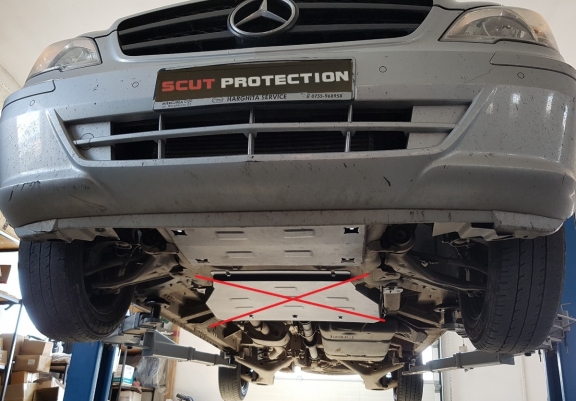 Cache Sous Moteur  Mercedes Viano W639 - 2.2 D 4x2, 4x4