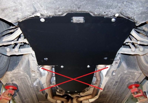 Cache sous moteur et de la radiateur Mercedes E-Classe W211